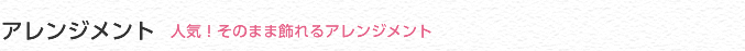 アレンジメント　人気！そのまま飾れるアレンジメント｜母の日ならニュー花矢【椎名町】
